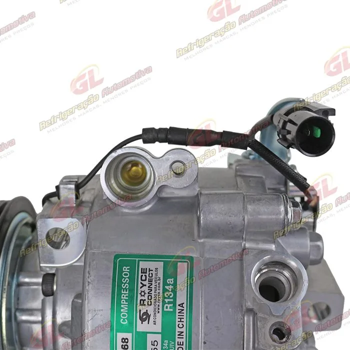 Compressor Modelo Sanden Mitsubishi ASX/ Outlander 2008>/ Lancer 2012>/ Eclipse Cross - 12 Volts Polia 6pk 99mm OEM: 7813A801 — foto 8