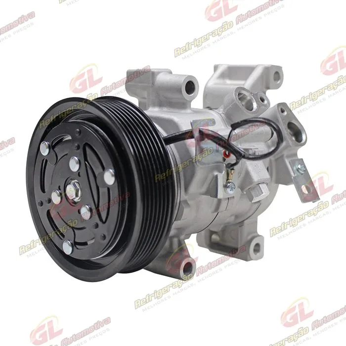 Compressor 10SRE11C Toyota Hilux 2.8 2016> - 12 Volts Polia 7pk 125mm OEM: BC447160-9060 — foto 2