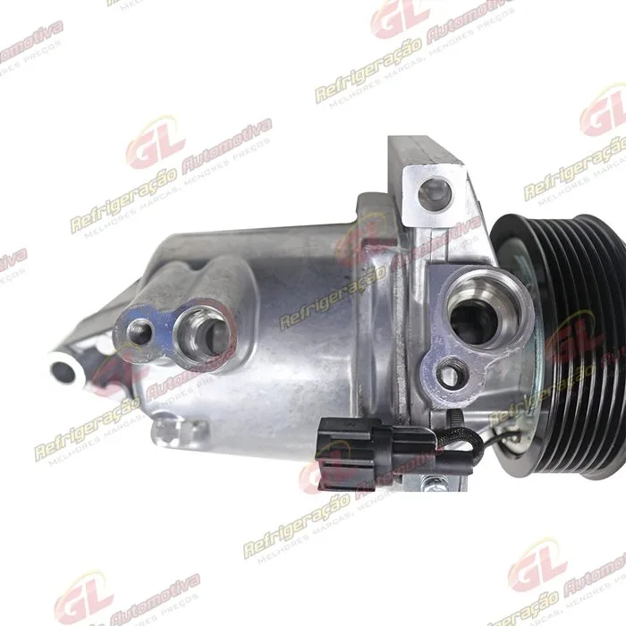 Compressor 10S11C Nissan Versa - 12 Volts Polia 7pk 116mm — foto 9