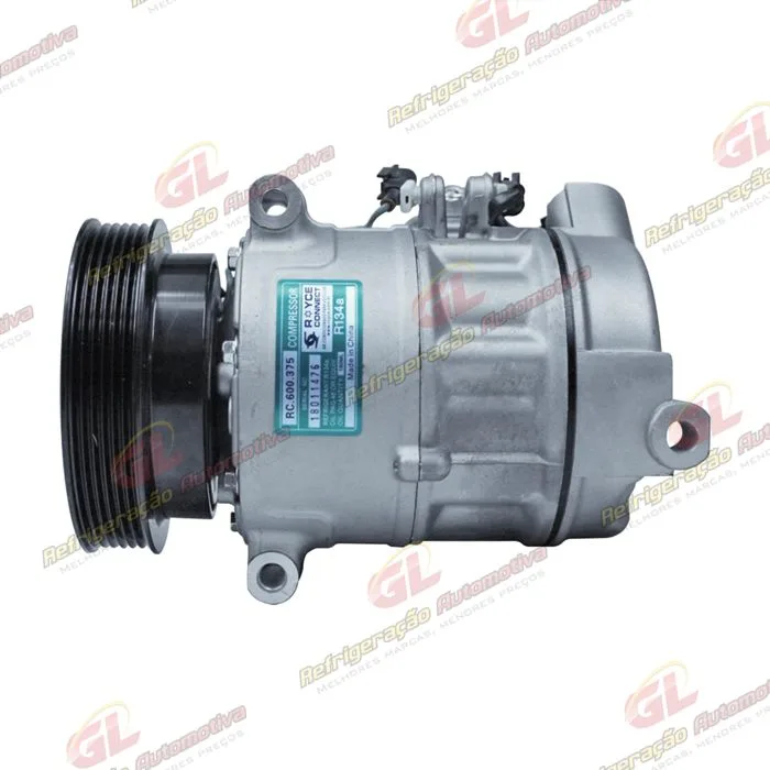 Compressor Volvo XC60 / Land Rover Freelander 2 - 12 Volts Polia 6pk 127mm OEM: 31291136