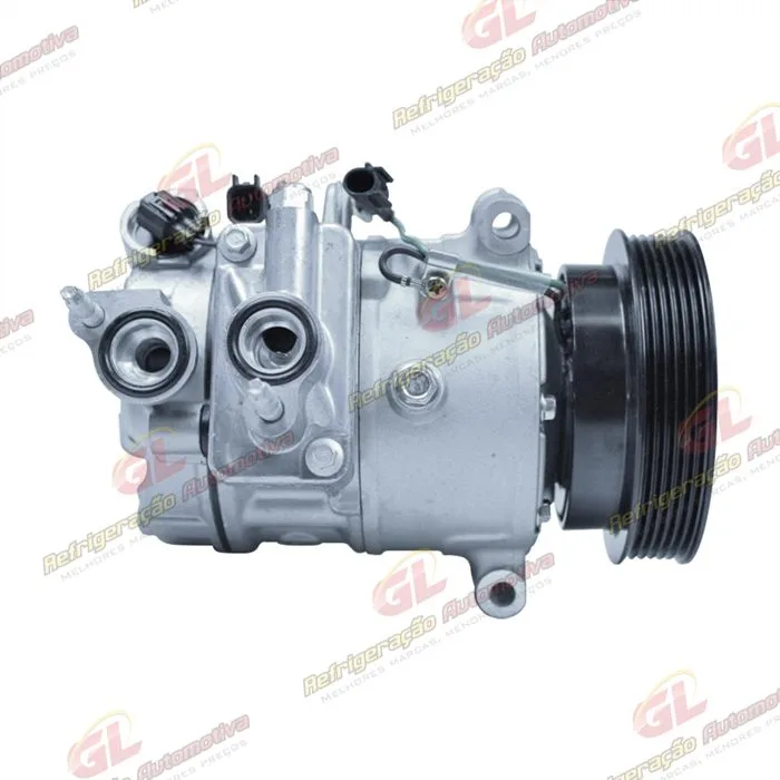 Compressor Volvo XC60 / Land Rover Freelander 2 - 12 Volts Polia 6pk 127mm OEM: 31291136 — foto 5