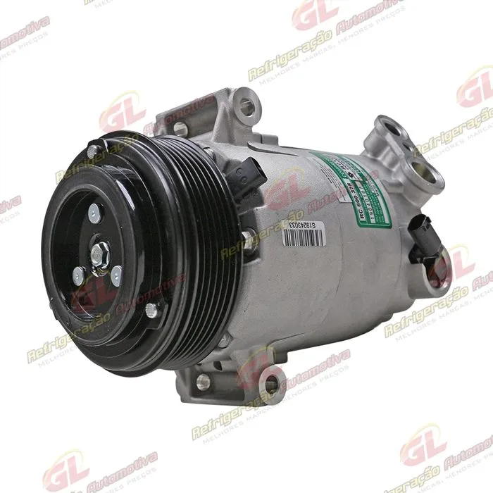 Compressor CVC Fiat Toro 2016>/ Jeep Renegade 1.8/2.0/ Compass Diesel 2016>/ RAM Rampage LARAMIE 2.0T Diesel - 12 Volts Polia 6pk 114mm OEM: 52094150/ 51961724 — foto 2