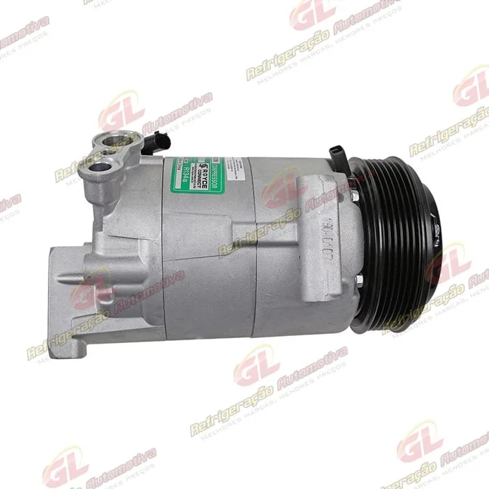 Compressor CVC Fiat Toro 2016>/ Jeep Renegade 1.8/2.0/ Compass Diesel 2016>/ RAM Rampage LARAMIE 2.0T Diesel - 12 Volts Polia 6pk 114mm OEM: 52094150/ 51961724 — foto 8