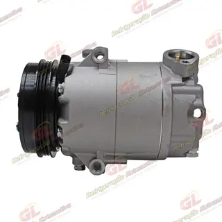 Compressor Modelo CVC Volkswagen Fox 2008>/ Voyage 2008> / Gol G5/G6 Motor 1.0/1.6 Até 2015 - 12 Volts Polia 3pk 110mm OEM: 5U0820803A/ 5U0820803K
