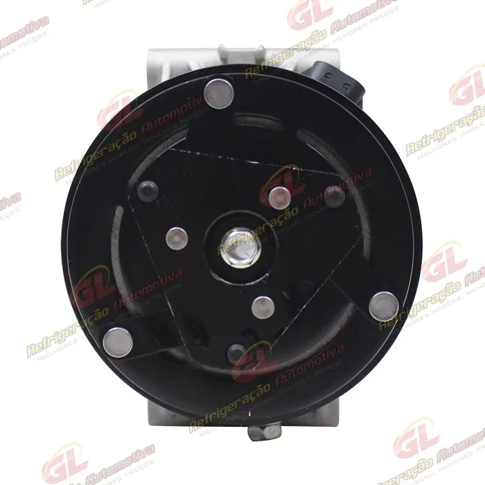 Compressor Modelo CVC Volkswagen Fox 2008>/ Voyage 2008> / Gol G5/G6 Motor 1.0/1.6 Até 2015 - 12 Volts Polia 3pk 110mm OEM: 5U0820803A/ 5U0820803K — foto 3