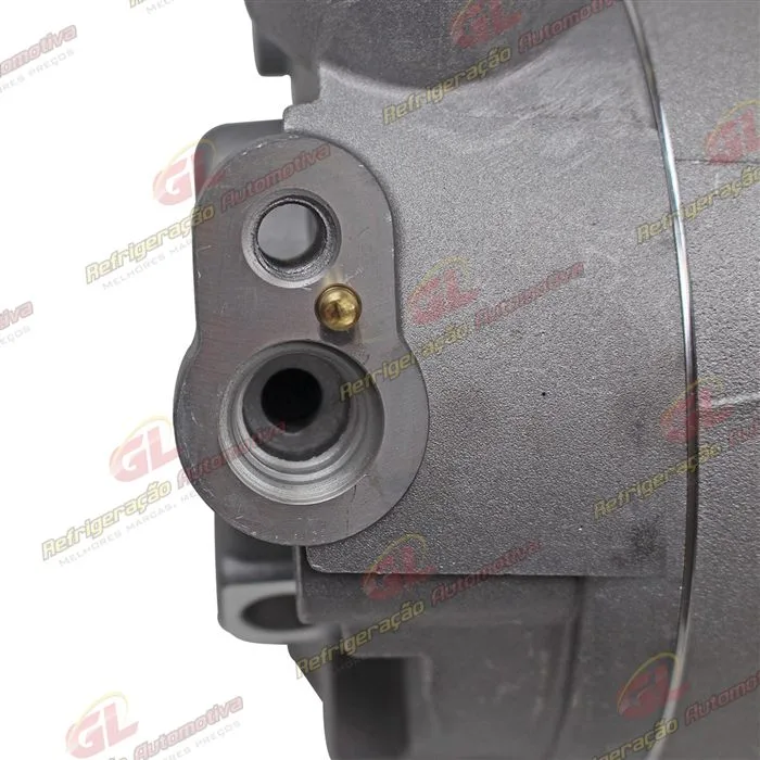Compressor Modelo CVC Volkswagen Fox 2008>/ Voyage 2008> / Gol G5/G6 Motor 1.0/1.6 Até 2015 - 12 Volts Polia 3pk 110mm OEM: 5U0820803A/ 5U0820803K — foto 8