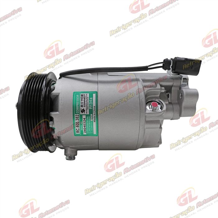 Compressor Modelo Delphi CVC 10063 Volkswagen Golf/ Audi A3 1.8/ 2.0 135cc - 12 Volts Polia 6pk 115mm