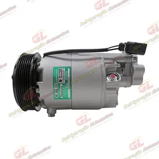 Compressor Modelo Delphi CVC 10063 Volkswagen Golf/ Audi A3 1.8/ 2.0 135cc - 12 Volts Polia 6pk 115mm