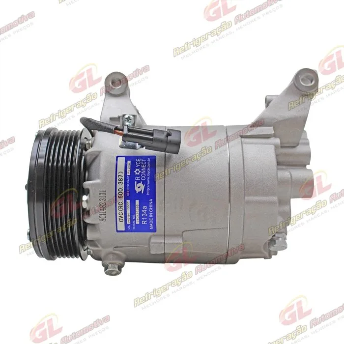 Compressor CVC Fiat Palio/ Doblo/ Strada Locker/ Stilo/ Punto 1.6/1.8 Motor Tritec E-Torq 2009> - 12 Volts Polia 6pk 109mm