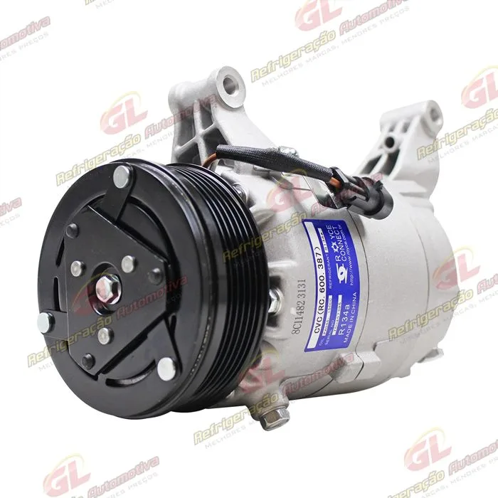Compressor CVC Fiat Palio/ Doblo/ Strada Locker/ Stilo/ Punto 1.6/1.8 Motor Tritec E-Torq 2009> - 12 Volts Polia 6pk 109mm — foto 2