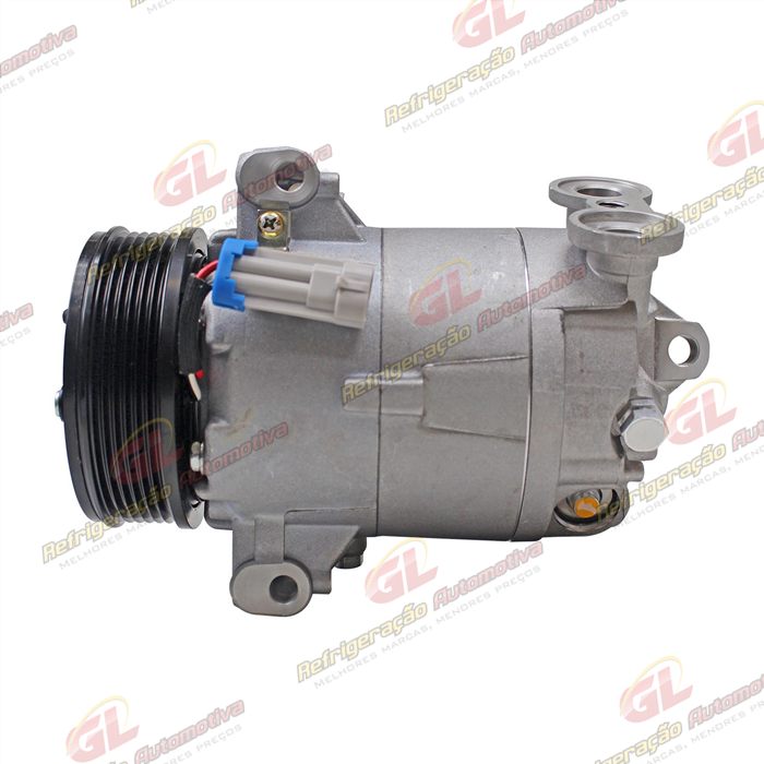 Compressor Modelo Delphi CVC 20021 Chevrolet Vectra 2002 Até 2006 Opcional 1996 Até 2001 125cc - 12 Volts Polia 6pk 109mm OEM: 93381629