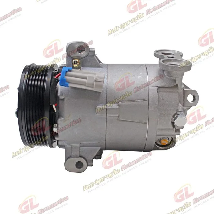 Compressor Modelo Delphi CVC 20021 Chevrolet Vectra 2002 Até 2006 Opcional 1996 Até 2001 125cc - 12 Volts Polia 6pk 109mm OEM: 93381629