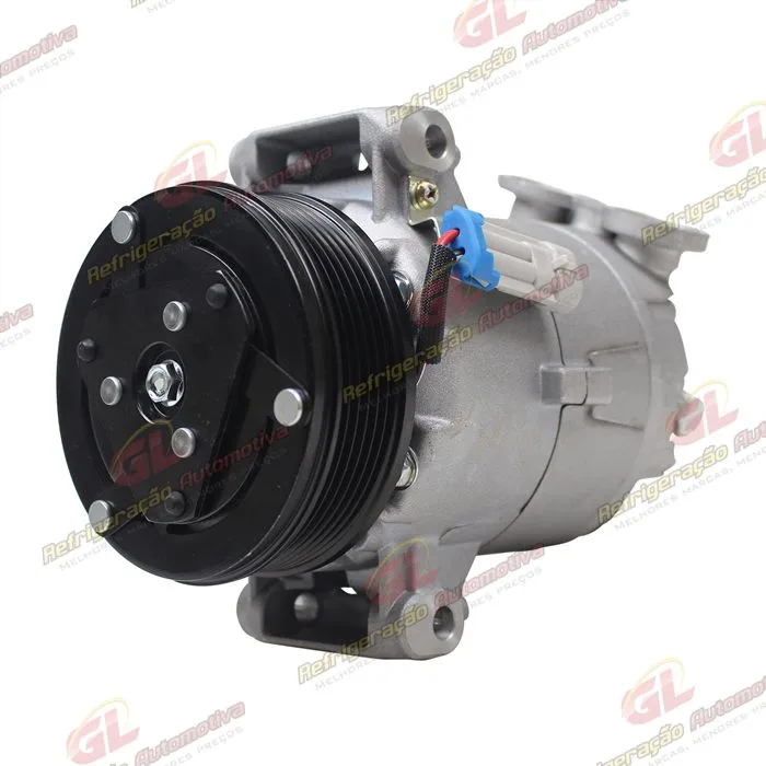Compressor Modelo Delphi CVC 20021 Chevrolet Vectra 2002 Até 2006 Opcional 1996 Até 2001 125cc - 12 Volts Polia 6pk 109mm OEM: 93381629 — foto 2