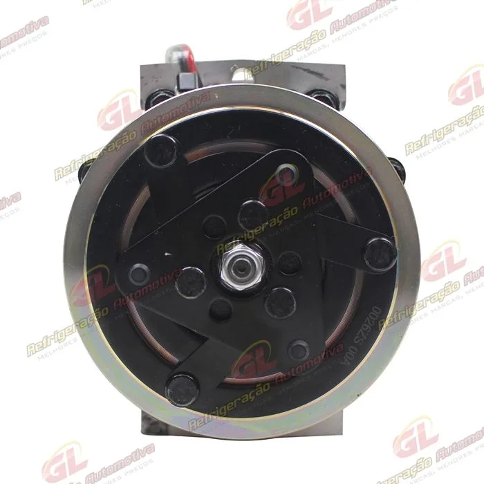Compressor SANDEN Original 7H15 7980 Caminhão Scania >2007 - 24 Volts Polia 8pk 123mm OEM: 1412263/ 1888034 — foto 3