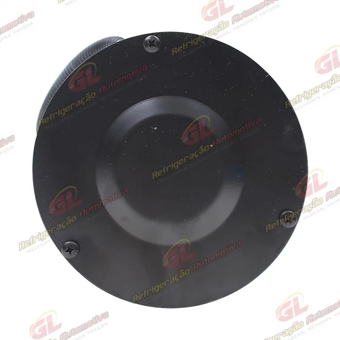 Compressor SANDEN AA7H15AA 4769 Parafuso Passante Descarga e Sucção Traseira Máquina Trator Caterpillar D4E - 24 Volts Polia 8pk 154mm OEM: 163-0872/ 394-9671/ 464-9988 — foto 3