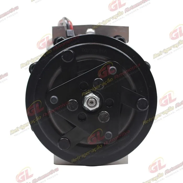 Compressor SANDEN Original AA7H15AA 8290 Caminhão Scania Tração 8x4 2008 Até 2011 Série 5 PGR - 24 Volts Polia 8pk 120mm OEM: 1888033 — foto 3
