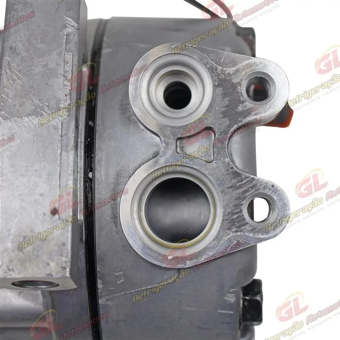 Compressor SANDEN Original AA7H15AA 8290 Caminhão Scania Tração 8x4 2008 Até 2011 Série 5 PGR - 24 Volts Polia 8pk 120mm OEM: 1888033 — foto 8