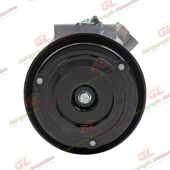 Compressor Modelo Denso 10SRE18C Máquina Trator John Deere 5078E - 12 Volts Polia 8pk 126mm - OEM: RE284680/ AL232176 — foto 3