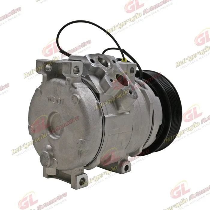 Compressor 10S15 Toyota Hilux Diesel SW4/SRV 2005>/ Trator New Holland CNH Setembro 2009> - 12 Volts Polia 7pk 120mm OEM: 87342868 — foto 6