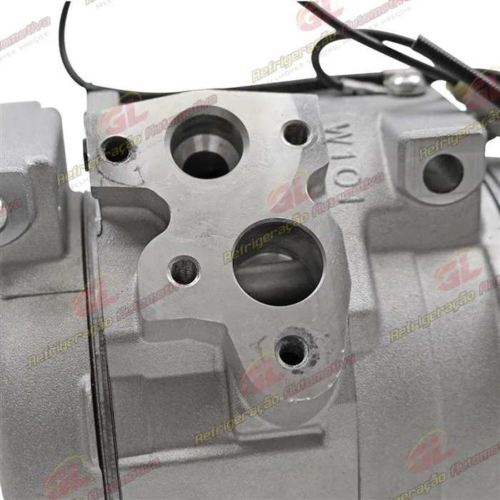 Compressor 10S15 Toyota Hilux Diesel SW4/SRV 2005>/ Trator New Holland CNH Setembro 2009> - 12 Volts Polia 7pk 120mm OEM: 87342868 — foto 10