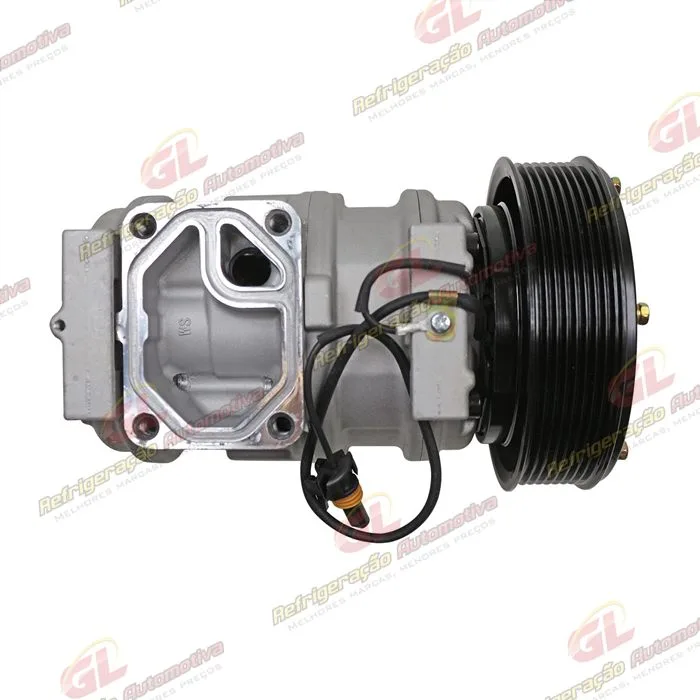 Compressor Modelo AA 10PA17AA Máquina John Deere 3510/ CH570/ CH670 2017> - 12 Volts Polia 8pk 140mm R134a - OEM: AH169875/ AN221429/ RE46609/ TY24304 — foto 7