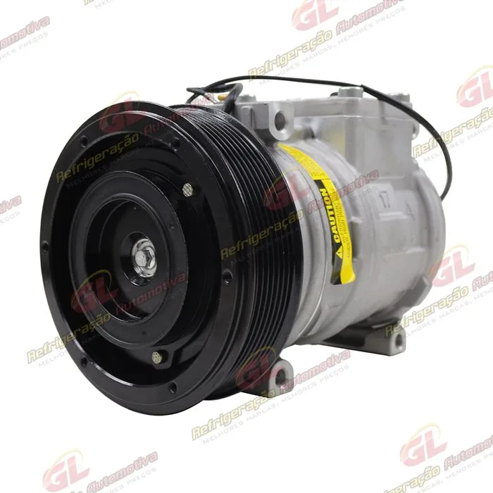 Compressor Modelo AA 10PA17AA Máquina John Deere 3510/ CH570/ CH670 2017> - 12 Volts Polia 8pk 140mm R134a - OEM: AH169875/ AN221429/ RE46609/ TY24304 — foto 9