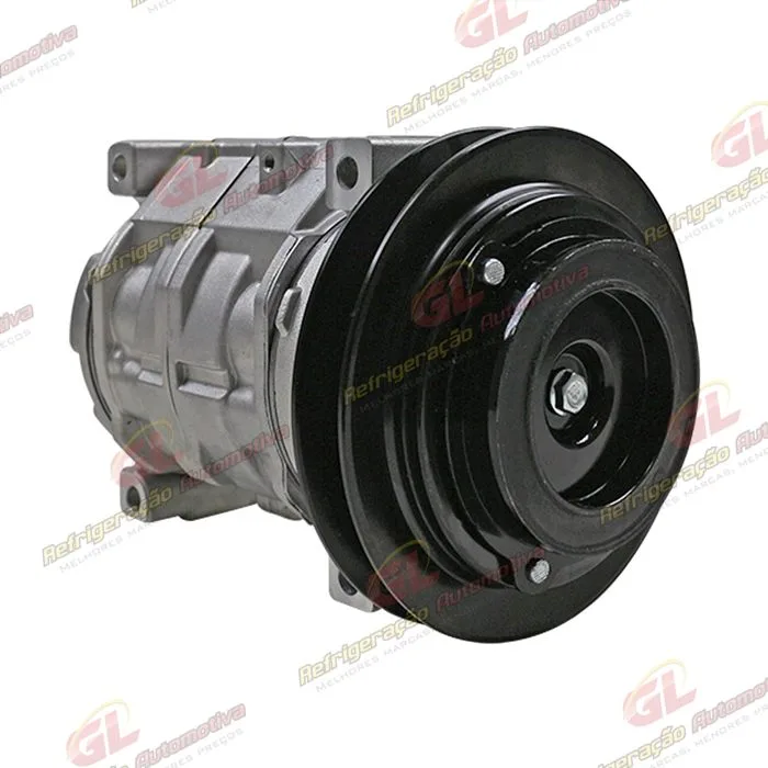 Compressor 10S13C Máquina Escavadeira John Deere 290GLC/ 345GLC - 24 Volts Polia Canal 1B 139mm OEM: 4721999/ FXB00001040 — foto 3