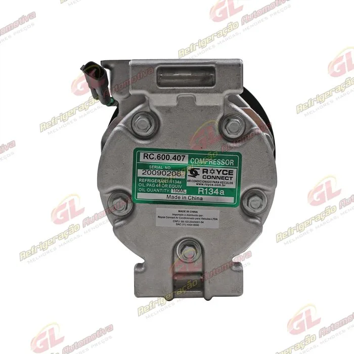 Compressor 10S13C Máquina Escavadeira John Deere 290GLC/ 345GLC - 24 Volts Polia Canal 1B 139mm OEM: 4721999/ FXB00001040 — foto 6