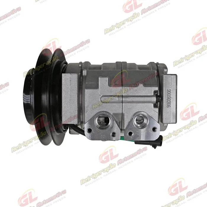 Compressor 10S13C Máquina Escavadeira John Deere 290GLC/ 345GLC - 24 Volts Polia Canal 1B 139mm OEM: 4721999/ FXB00001040 — foto 7