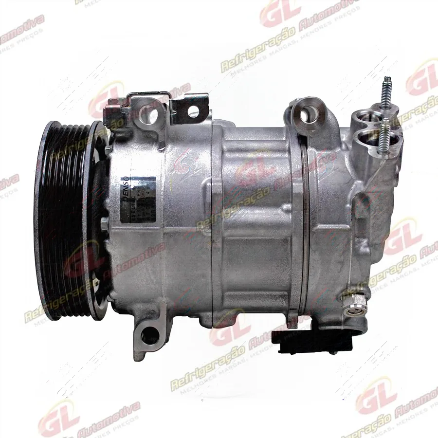 Compressor Denso Peugeot 308/ 408/ 2008/ 3008/ Citroën C4 Lounge / Citroën DS5 - 12 Volts Polia 6pk 123mm