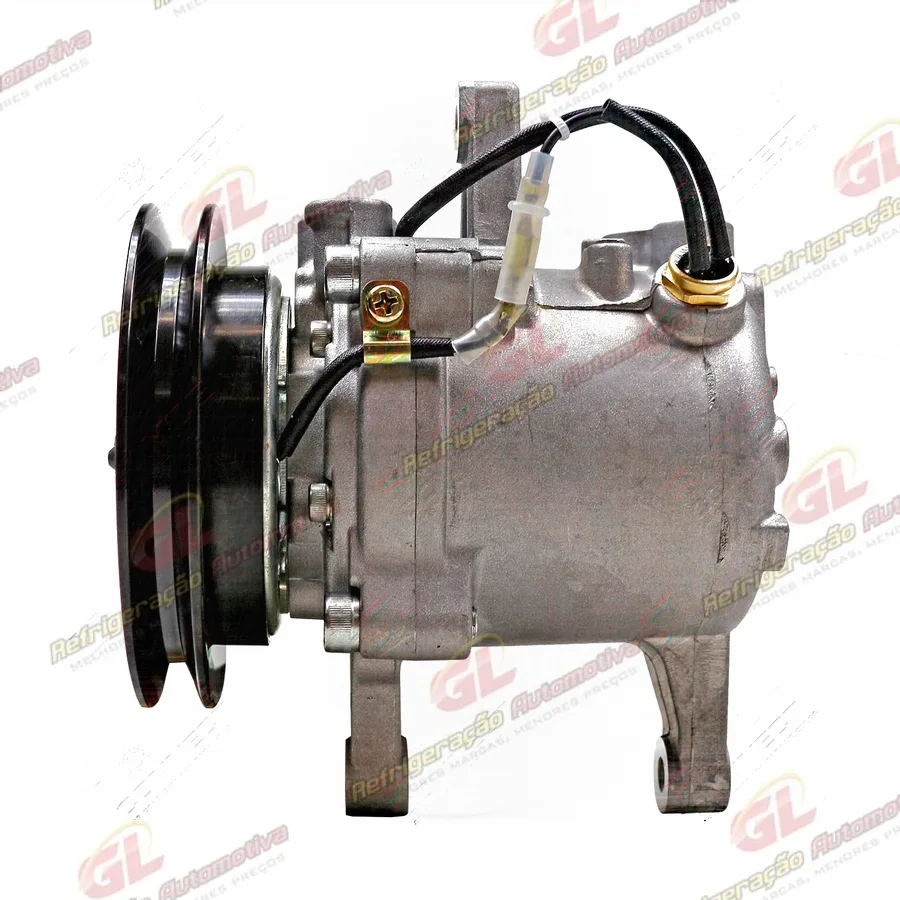 Compressor Modelo Denso SV06E Máquina Mini Escavadeira Caterpillar 303SE - 12 Volts Polia Canal 1A 118mm OEM: 283-4170