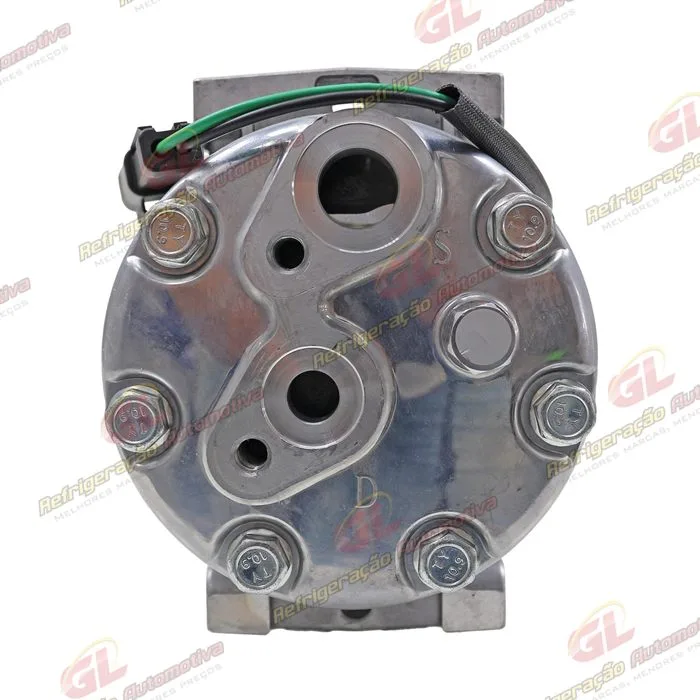 Compressor Modelo AA7H15AA 4095/4132 Pá Carregadeira/ Motoniveladora Caterpillar 777G/ 938K/ 854K Caminhão Fora de Estrada/ Escavadeira - 24 Volts Polia 8pk 133mm OEM: 320-1291 / 338-9100/ 532-7321 — foto 5