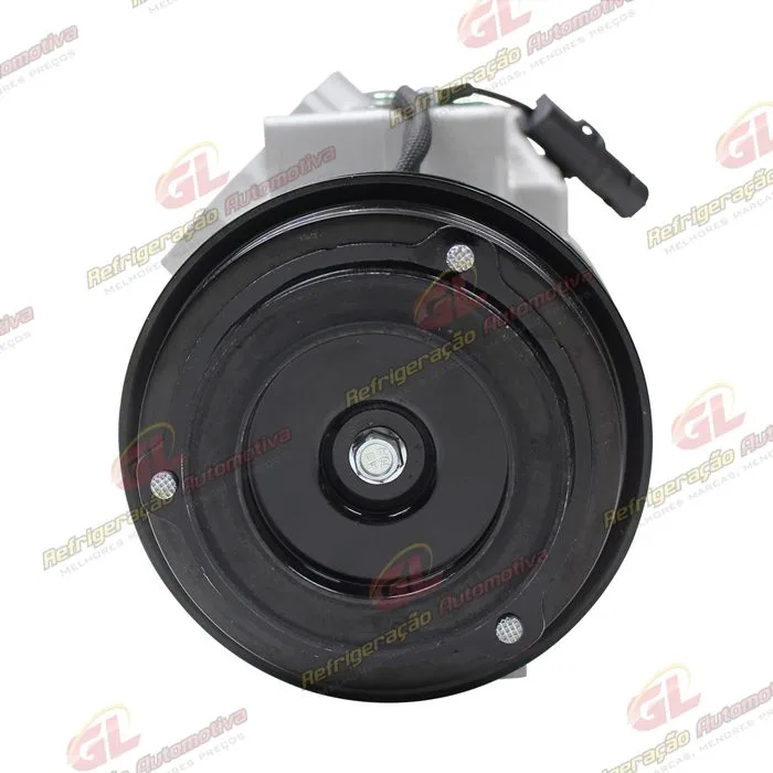 Compressor 10S15 Máquina Trator Case / New Holland/ CNH Setembro 2009> - 12 Volts Polia 4pk 120mm OEM: 87342868/ 87554361 — foto 3