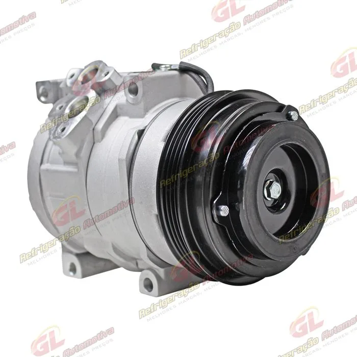 Compressor 10S15 Máquina Trator Case / New Holland/ CNH Setembro 2009> - 12 Volts Polia 4pk 120mm OEM: 87342868/ 87554361 — foto 4