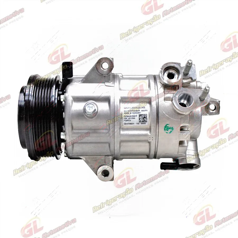 Compressor Ford EcoSport 1.5 2018 Até 2021 - 12 Volts Polia 6pk 108mm OEM: GN1119D629AB