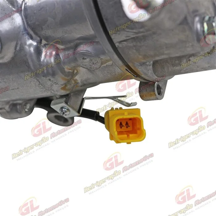 Compressor Modelo Sanden Peugeot 206 / 207/ Citroën C3 Motor 1.4 2007 Até 2012 Câmbio Manual - 12 Volts Polia 6pk 119mm — foto 9