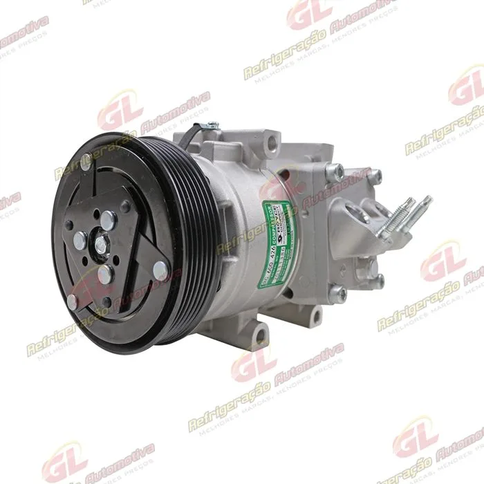 Compressor Modelo FOMOCO Ford Fiesta 1.0/1.6 2008 Até 2014/ EcoSport 1.6 2008 Até 2012 - 12 Volts Polia 6pk 120mm OEM: AE8319D629-AD — foto 2