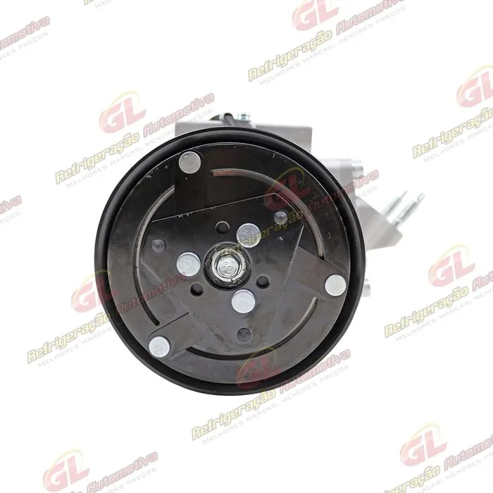 Compressor Modelo FOMOCO Ford Fiesta 1.0/1.6 2008 Até 2014/ EcoSport 1.6 2008 Até 2012 - 12 Volts Polia 6pk 120mm OEM: AE8319D629-AD — foto 3