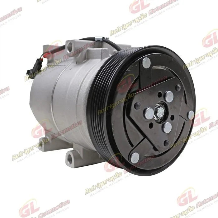 Compressor Modelo FOMOCO Ford Fiesta 1.0/1.6 2008 Até 2014/ EcoSport 1.6 2008 Até 2012 - 12 Volts Polia 6pk 120mm OEM: AE8319D629-AD — foto 4