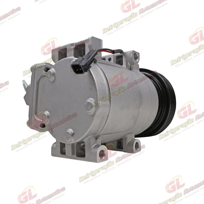 Compressor Modelo FOMOCO Ford Fiesta 1.0/1.6 2008 Até 2014/ EcoSport 1.6 2008 Até 2012 - 12 Volts Polia 6pk 120mm OEM: AE8319D629-AD — foto 6