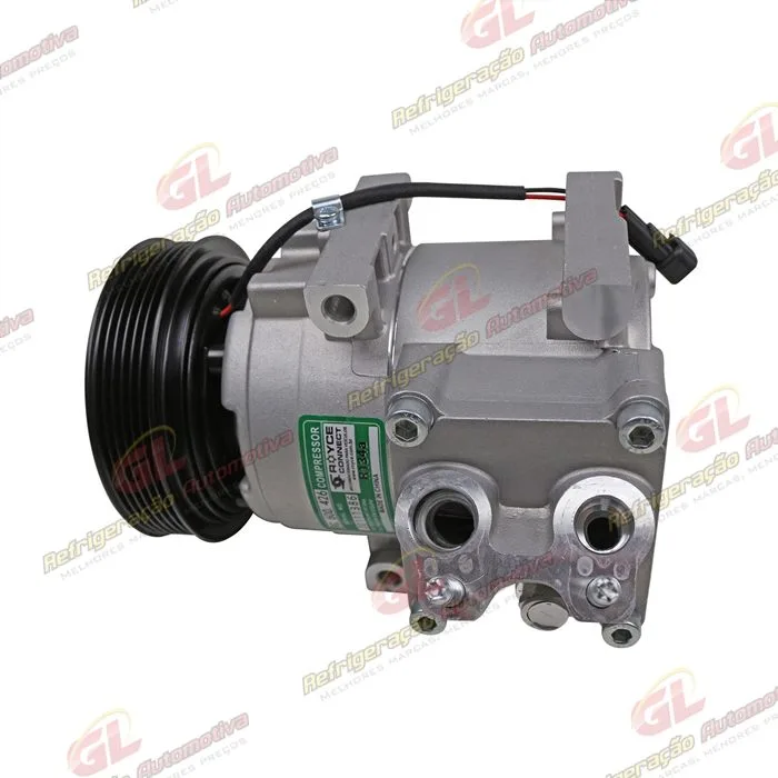 Compressor Modelo FOMOCO Ford Fiesta 1.0/1.6 2008 Até 2014/ EcoSport 1.6 2008 Até 2012 - 12 Volts Polia 6pk 120mm OEM: AE8319D629-AD — foto 10