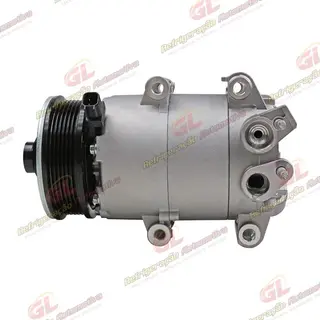 Compressor Ford Fiesta 1.5/ 1.6 2013 Até 2017 / EcoSport 1.6 Sigma 2013 Até 2017 - 12 Volts Polia 6pk 108mm OEM: AV11-19D629-BB / AV11-19D629-BC