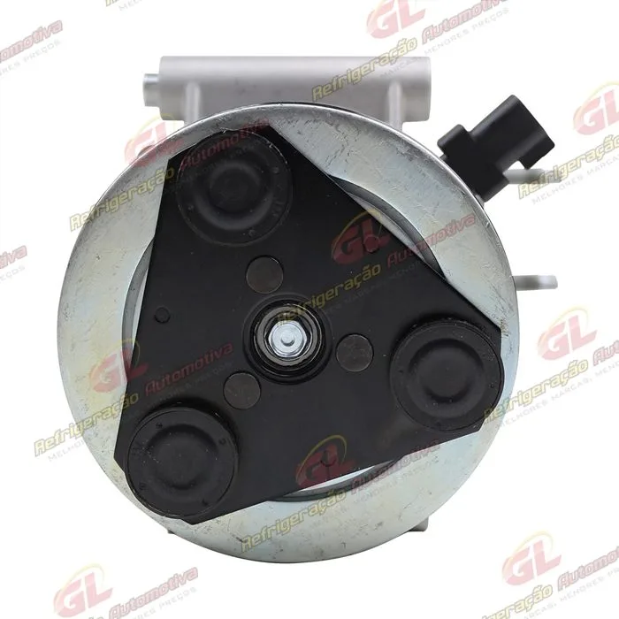 Compressor Ford Fiesta 1.5/ 1.6 2013 Até 2017 / EcoSport 1.6 Sigma 2013 Até 2017 - 12 Volts Polia 6pk 108mm OEM: AV11-19D629-BB / AV11-19D629-BC — foto 3