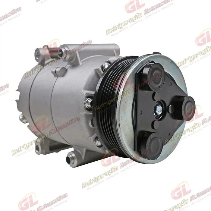 Compressor Ford Fiesta 1.5/ 1.6 2013 Até 2017 / EcoSport 1.6 Sigma 2013 Até 2017 - 12 Volts Polia 6pk 108mm OEM: AV11-19D629-BB / AV11-19D629-BC — foto 4