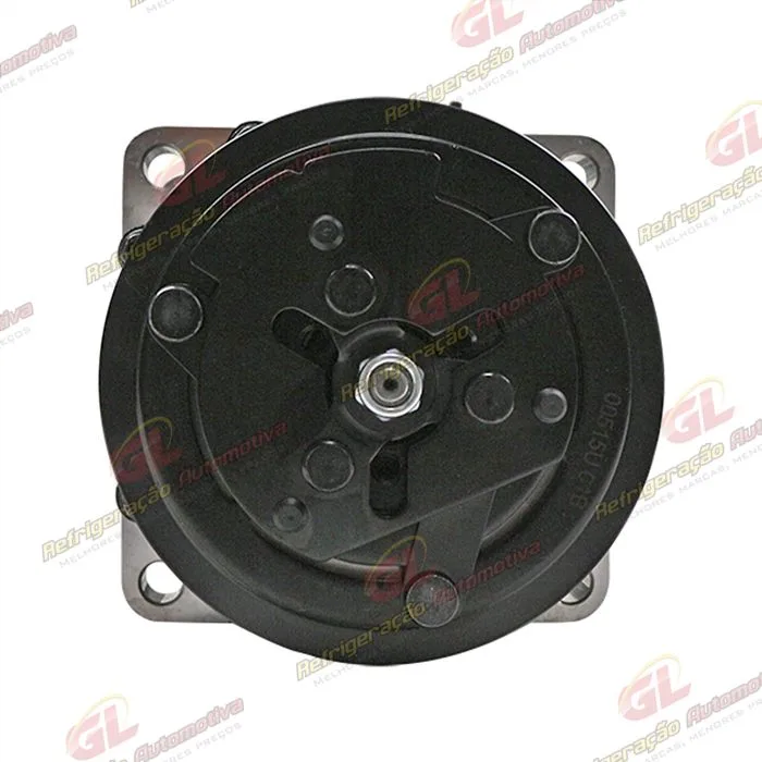 Compressor Sanden ORIGINAL 4711 7H15 Máquina New Holland 8 Orelhas - 12 Volts Polia 8pk 119mm R134a — foto 3