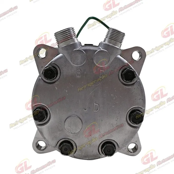 Compressor Sanden 7H15 8 Orelhas - 24 Volts Polia 8pk 119mm R134a 200cc — foto 7