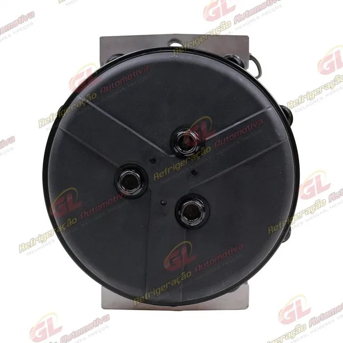 Compressor AB7H15AB SD7465 SD8244 Máquina Valtra T-CVT T195 / Trator Massey Ferguson MF565 - 12 Volts Polia 6pk 123mm OEM: MF4281803M1 — foto 3