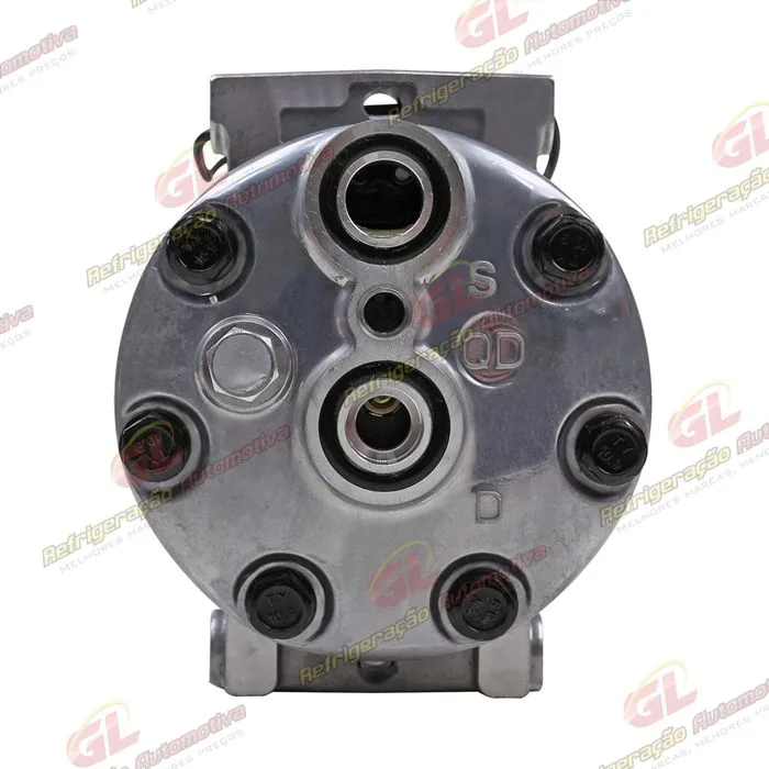 Compressor AB7H15AB SD7465 SD8244 Máquina Valtra T-CVT T195 / Trator Massey Ferguson MF565 - 12 Volts Polia 6pk 123mm OEM: MF4281803M1 — foto 7