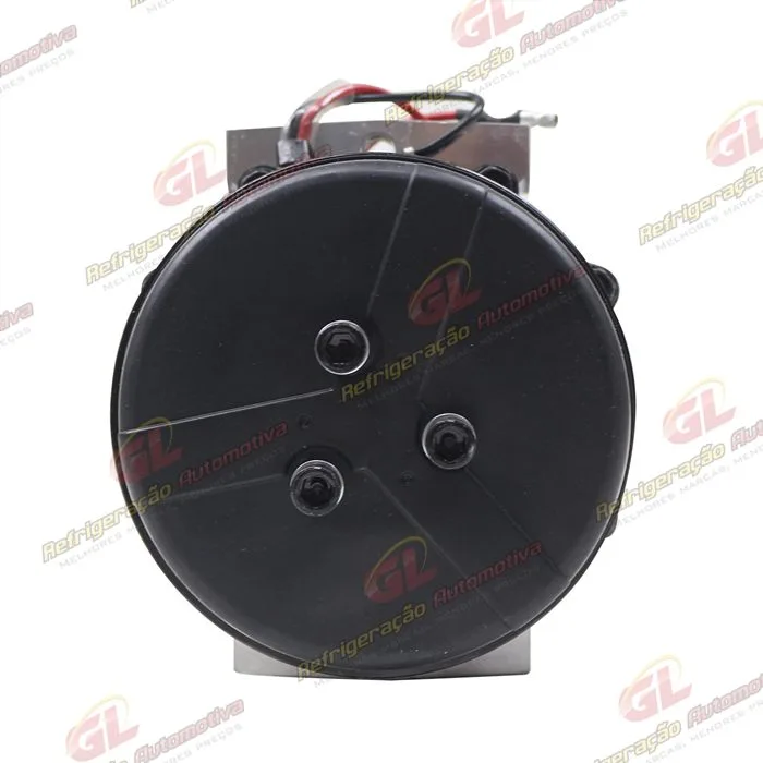 Compressor SANDEN AA7H15AA SD7465 SD8244 Máquina Valtra T-CVT T195 / Trator Massey Ferguson MF565 - 12 Volts Polia 6pk 123mm OEM: MF4281803M1 — foto 3