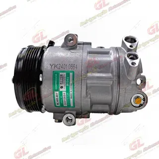 Compressor Modelo Mahle Fiat Argo/ Cronos/ Mobi/ Uno/ Strada Freedom 1.3 2021>/ Citroën C3 1.0 Firefly 2022> - 12 Volts Polia 5pk 114mm